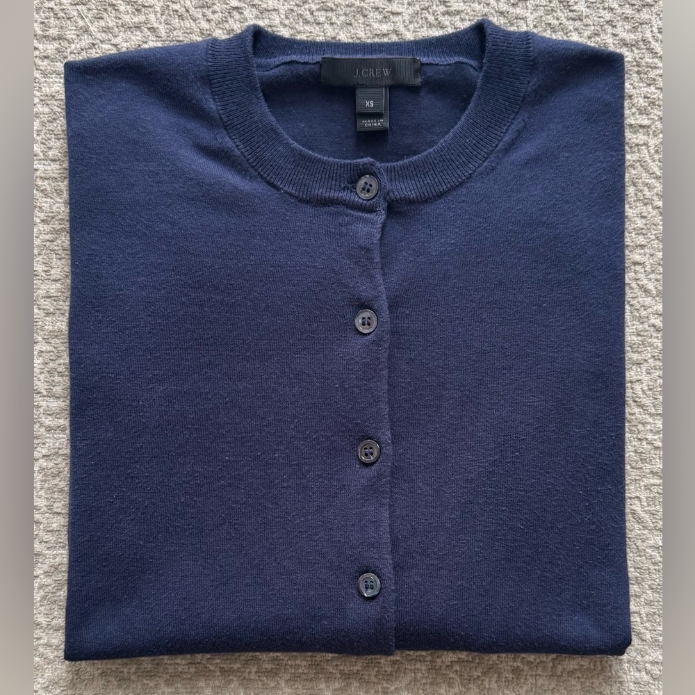 J. Crew Navy Jackie Cardigan